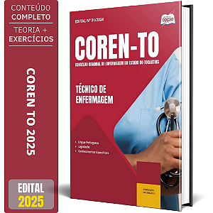 Apostila COREN TO 2025 - Técnico de Enfermagem