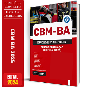 Apostila CBM BA 2025 - Curso de Formação de Oficiais (CFO)