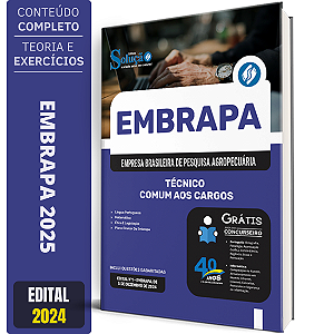 Apostila EMBRAPA 2025 - Técnico - Comum aos Cargos