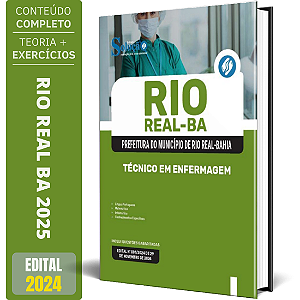 Apostila Prefeitura de Rio Real BA 2025 - Técnico em Enfermagem