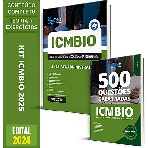 Kit Apostila ICMBIO 2025 - Analista Administrativo + Testes
