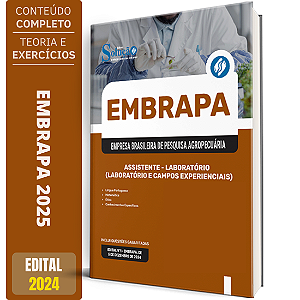 Apostila EMBRAPA 2025 - Assistente - Laboratório (Laboratório e Campos Experienciais)
