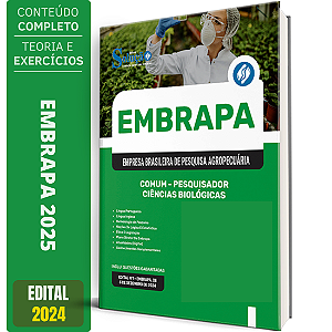 Apostila EMBRAPA 2025 - Comum - Pesquisador - Ciências Biológicas - Área 4