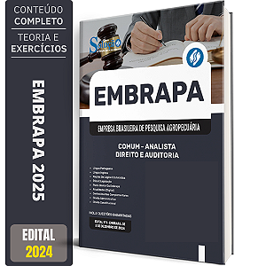 Apostila EMBRAPA 2025 - Comum - Analista - Direito e Auditoria - Área 6
