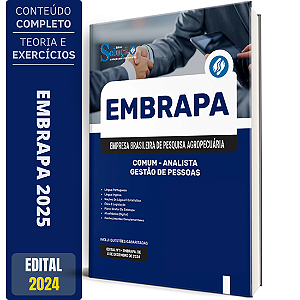 Apostila EMBRAPA 2025 - Comum - Analista - Gestão de Pessoas - Área 9