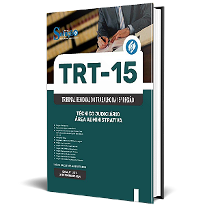Apostila TRT 15 2025 - Técnico Judiciário - Área Administrativa