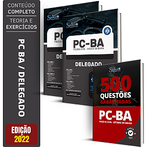 Combo PC BA - Apostila Delegado de Polícia Civil + Questões