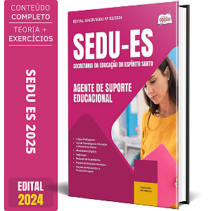 Apostila SEDU-ES 2025 - Agente de Suporte Educacional