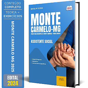 Apostila Prefeitura de Monte Carmelo MG 2025 - Assistente Social