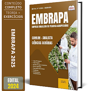 Apostila EMBRAPA 2025 - Comum - Analista - Ciências Agrárias - Área 2