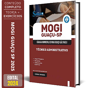 Apostila Câmara de Mogi Guaçu SP 2025 - Técnico Administrativo