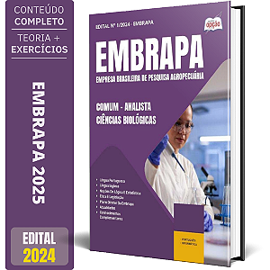 Apostila EMBRAPA 2025 - Comum - Analista - Ciências Biológicas - Área 3