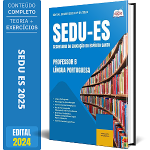 Apostila SEDU ES 2025 - Professor B - Língua Portuguesa