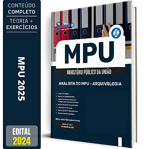 Apostila MPU 2025 - Analista do MPU - Arquivologia