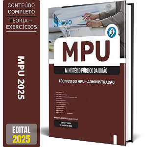 Apostila MPU 2025 - Técnico do MPU - Administração