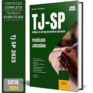 Apostila TJ SP 2025 - Psicólogo Judiciário