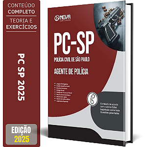 Apostila Concurso PC SP 2025 - Agente de Polícia