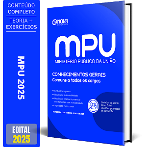 Apostila Concurso MPU 2025 - Analistas e Técnicos - Comum aos cargos