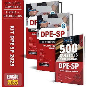 Kit Apostila Dpe Sp 2025 - Analista Defensoria Pública + Testes