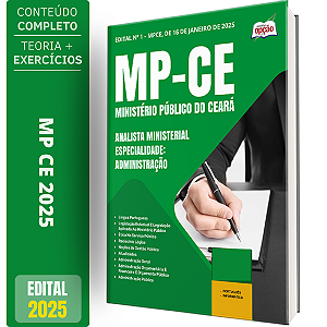 Apostila MP CE 2025 - Analista Ministerial - Especialidade: Administração