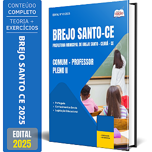 Apostila Prefeitura de Brejo Santo CE 2025 - Comum - Professor Pleno II
