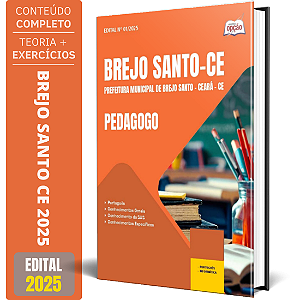 Apostila Prefeitura de Brejo Santo CE 2025 - Pedagogo