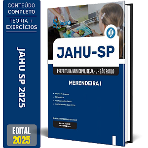 Apostila Prefeitura de Jahu SP 2025 - Merendeira I