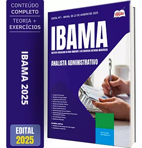 Apostila Analista Administrativo Ibama 2025 - Ed Opção