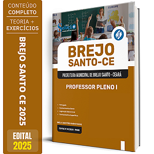 Apostila Prefeitura de Brejo Santo CE 2025 - Professor Pleno I