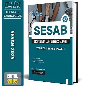 Apostila SESAB Temporários 2025 - Técnico de Enfermagem
