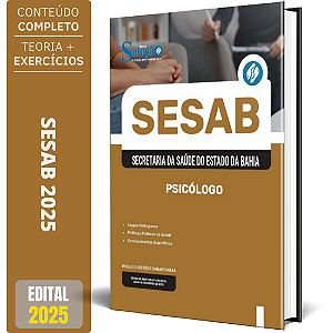 Apostila SESAB Temporários 2025 - Psicólogo