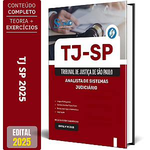 Apostila TJ SP 2025 - Analista de Sistemas Judiciário