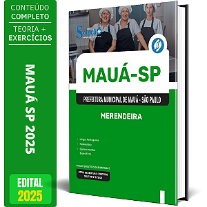 Apostila Prefeitura de Mauá SP 2025 - Merendeira