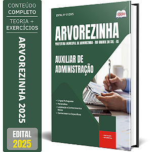 Apostila Prefeitura de Arvorezinha RS 2025 - Auxiliar de Administração