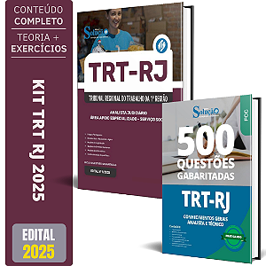 Kit Apostila TRT RJ 2025 - Analista - Serviço Social + Testes