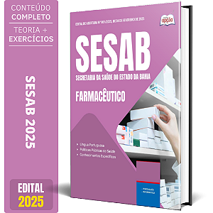 Apostila SESAB Temporários 2025 - Farmacêutico