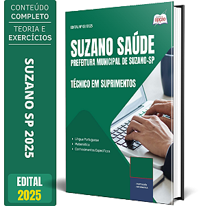 Apostila Suzano Saúde 2025 - Técnico em Suprimentos