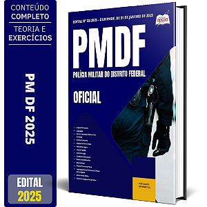 Apostila Concurso PM DF 2025 - Oficial