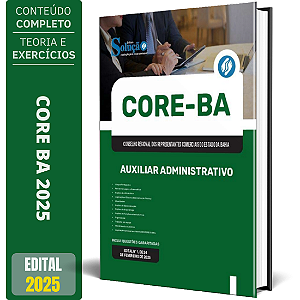 Apostila CORE BA 2025 - Auxiliar Administrativo