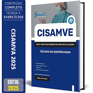 Apostila CISAMVE SC 2025 - Técnico em Enfermagem