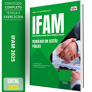 Apostila IFAM 2025 - Tecnólogo em Gestão Pública