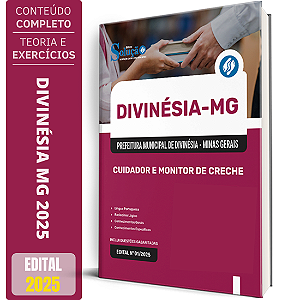 Apostila Prefeitura de Divinésia MG 2025 - Cuidador e Monitor de Creche