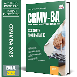 Apostila CRMV BA 2025 - Assistente Administrativo