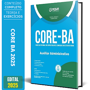 Apostila CORE BA 2025 - Auxiliar Administrativo