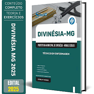 Apostila Prefeitura de Divinésia MG 2025 - Técnico em Enfermagem