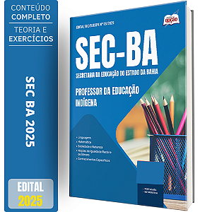 Apostila SEC BA 2025 - Professor da Educação Indígena