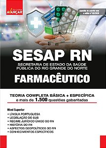 Apostila Concurso Sesap Rn 2025 - Farmacêutico