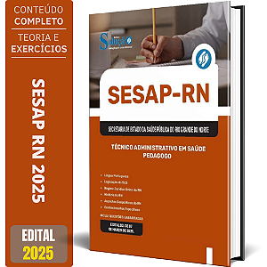 Apostila SESAP RN 2025 - Técnico Administrativo em Saúde - Pedagogo