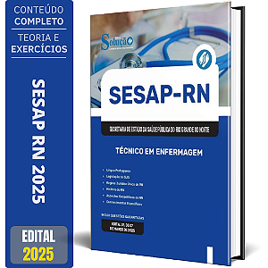 Apostila SESAP RN 2025 - Técnico em Enfermagem