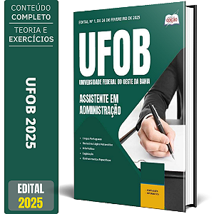 Apostila UFOB 2025 - Assistente em Administração